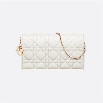DIOR Chain Pouch White 142995999 [P]