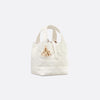 DIOR Vertical Nano Tote Bag White 142996824 [P]
