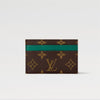 LOUIS VUITTON Double Card Holder Green 143001335 [P]
