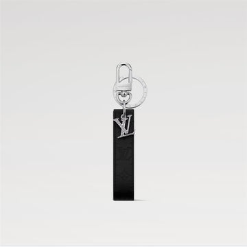 Louis Vuitton Shadow Dragonne Key Holder Bag Charm Black M01298 143001402 [P]