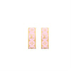 Louis Vuitton NANOGLAM Enamel Earrings Pink M01831 143001404 [P]