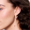 Louis Vuitton NANOGLAM Enamel Earrings Pink M01831 143001404 [P]