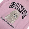 GANNI ピンクプードルジャンパーニット 143014310 [P]