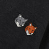 MAISON KITSUNE Doppelter Fuchs Kopf Patches Regulär Cardigan 143014354 [P]