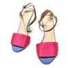 Fendi Multi-Color Satin Strap Women's Sandals 36 143015913 [P]