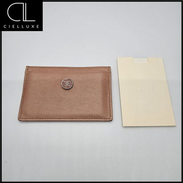CHANEL CC Logo Kartenetui (Pink) 143018928