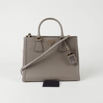 PRADA BN2438 Saffiano Lux Tote Shoulder Bag 142717762