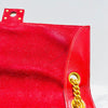 Mulberry X962 HH3854 Red Chain Flap Shoulder Bag 143065047 [P]