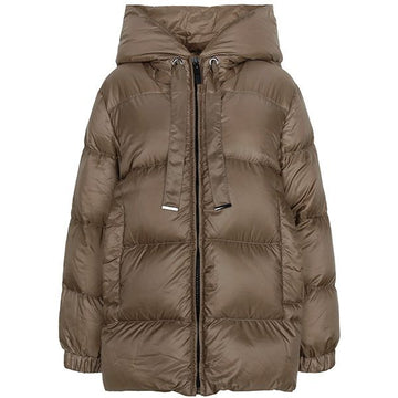 MaxMara 25FW Camel Seia Hooded Goose Down Jacket 2529486055 SEIA 072 143072566