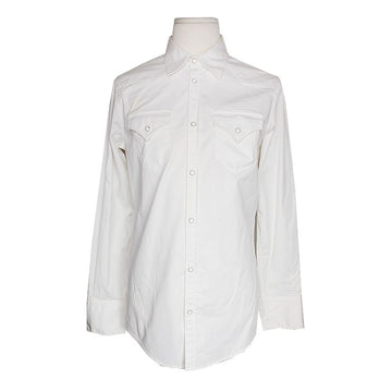 DSQUARED2 Weiße Druckknopf-Hemden für Herren 90 143107523