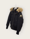 Moose Knuckles Black Gold Fox Fur Ballistic Bomber Padding Jumper 42527941 [P]
