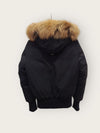 Moose Knuckles Black Gold Fox Fur Ballistic Bomber Padding Jumper 42527941 [P]