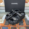 CHANEL Velcro Sandals Black G35927 143109560 [P]