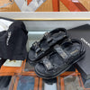 CHANEL Velcro Sandals Black G35927 143109560 [P]