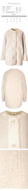 ISABEL MARANT Reversible Fleece Coat Ecru MA0009FA A3C47E 23EC 93221707 [P]