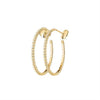 Van Cleef & Arpels Perlée Gold Bead Hoop Earrings VCARO3YD00 143136216 [P]