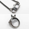 Maison Margiela Silver Ring Chain Necklace 132918149 [P]