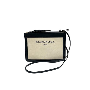 Balenciaga Canvas Pochette Clutch Crossbody 339937 143155147