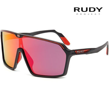 RUDY PROJECT Spinshield Sport Sonnenbrille Spiegel Schwarz Rot Goggle Fahrrad Angeln Motorrad 723806 0002 117975239
