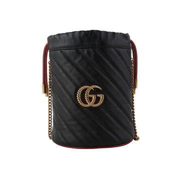 Gucci GG Marmont Mini Bucket Crossbody Bag 573817-2 143170558