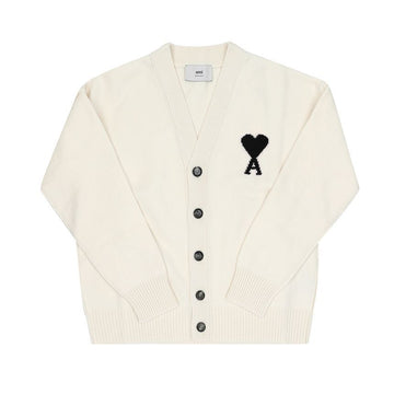 AMI UKC367 018 151 Unisex Cardigan 143170789
