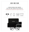 CHANEL Übergroße quadratische Brille CH3448 A75275 C622 Schwarz 127485170 [P]