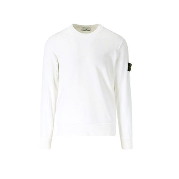 Stone Island Emblem Sweatshirt White 101563051 A0001 51823244