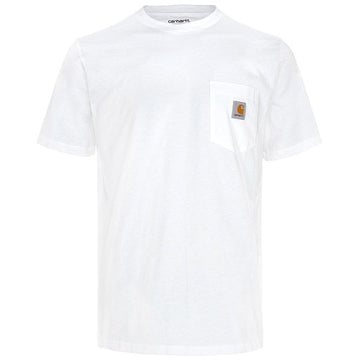 CARHARTT Logo Pocket T-Shirt Weiß 25FW 02XX 143212326