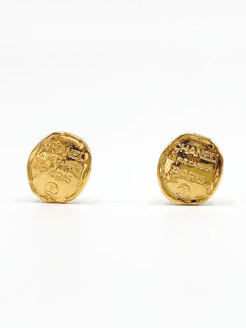 CHANEL Ohrclip Ohrringe CC Damen Luxus Ohrstecker Fake Ohrhänger Gold 143212642
