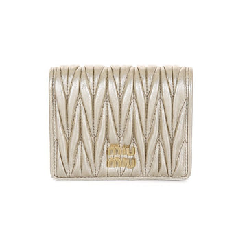 MIU MIU 25SS 5MV204 AFPP F0846 ナパレザー 二つ折り財布 139440310