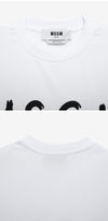 MSGM Women's T-Shirt mit gebürstetem Logo 2000MDM510 200002 01 144594097 [P]