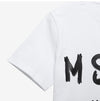 MSGM Women's T-Shirt mit gebürstetem Logo 2000MDM510 200002 01 144594097 [P]