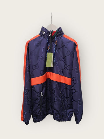 GUCCI Jumbo GG Nylon Kapuzenanorak Jacke 46 143268704