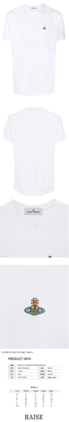 Vivienne Westwood ORB Logo T-Shirt White 3G010006 J001M A401 50678798 [P]