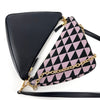 PRADA Triangular Dual Chain Mini Bag Schultertasche 143461565 [P]