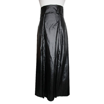 ISSEY MIYAKE ブラック シャイニー スカート 1 143577125