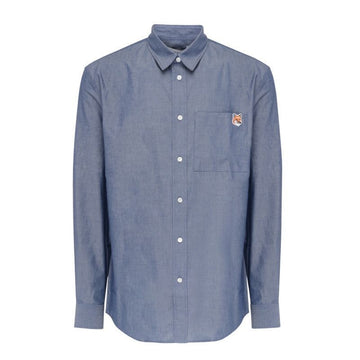 Maison Kitsune Fox Head Long Sleeve Casual Shirt 00432WC5043 P470 135655617