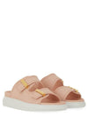 ALEXANDER MCQUEEN オーバーサイズ ハイブリッド スライド 658063 W4Z52 5904 143602273 [P]