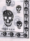Alexander McQueen Silk Chiffon Skull Scarf 143602285 [P]