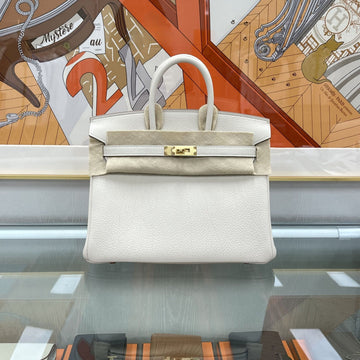 Hermes Birkin 25 Craie Togo Gold Stamp H041344 143605989