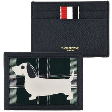 THOM BROWNE Hektor Check Leder Kartenhalter 156938316
