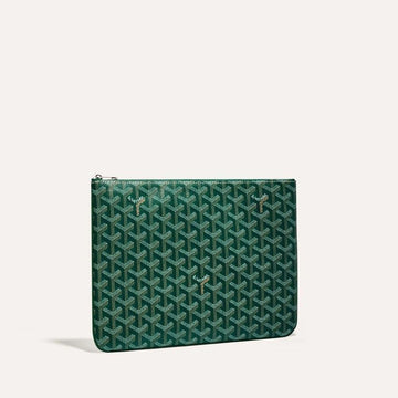 GOYARD Clutch Tasche Senat MM Grün 143619765