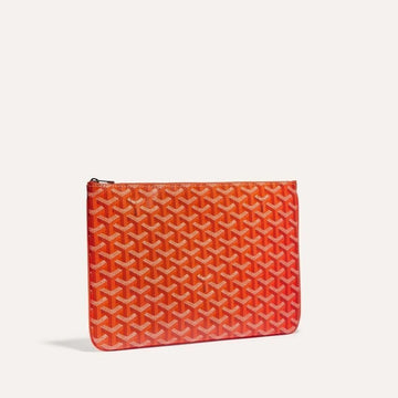 GOYARD クラッチポーチ セナ クラッチ MM オレンジ 30 × 0.6 × 20 (11.8 × 0.2 × 7.9 in) 143619762
