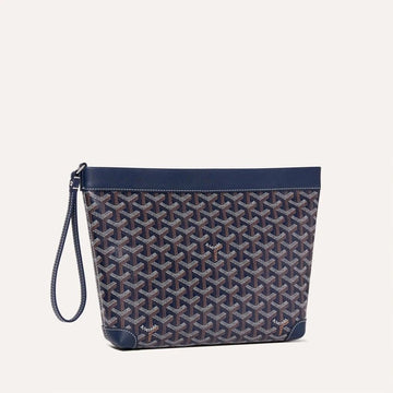 GOYARD Clutch Damen Konti Pouch Navy 143619675