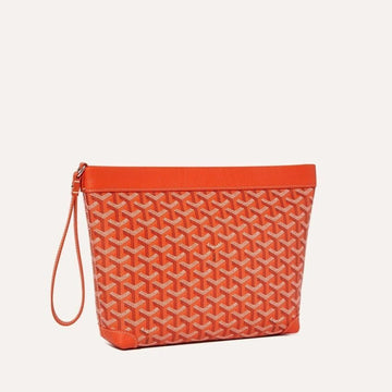 Goyard Clutch Women Conti Pouch Orange stamp: CONTIPPMLTY07CL07P 143619669