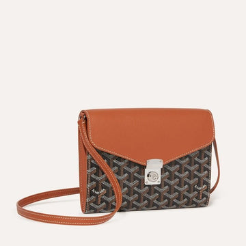 Goyard Compact Wallet Chypre Pouch Wallet Brown (Black Tan) CHYPRPPMLTY01CL03P 143619651