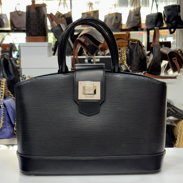 LOUIS VUITTON ブラックエピレザーミラボPM M40462 143649445