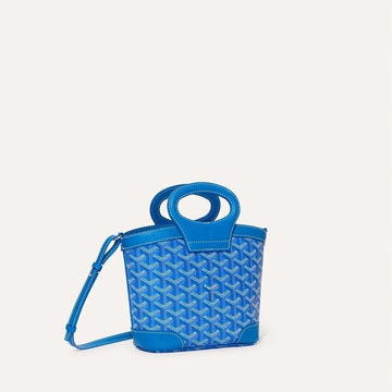 GOYARD ベルーガ ミニバッグ ブルー stamp: BELUGAMINTY10CL10P 143653003