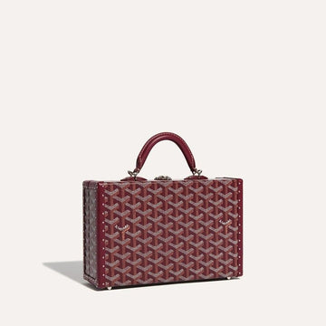 Goyard Women's Grand Hotel Trunk Bag Burgundy stamp: GHOTELPMLTY33CL33P 143653058