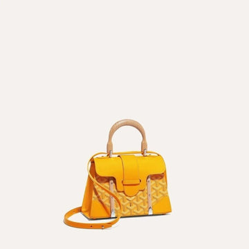 GOYARD ストラクチャー サイゴンバッグ ミニ イエロー 08CL08P 143653837